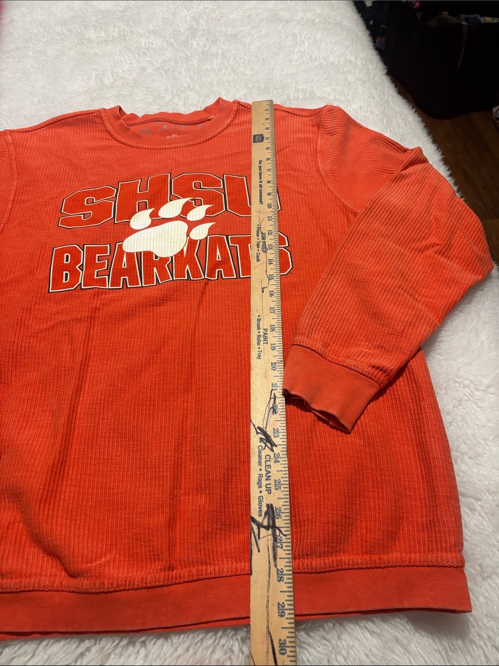 Three Square by Royce Apparel SHSU Bearkats Ribbed T-ShirtSize: Medium (M) - Picture 6 of 8